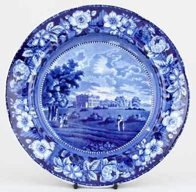 Dinner Plate Culford Hall c1825